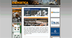 Desktop Screenshot of prensa-energetica.com.ar