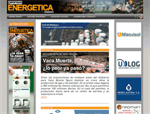 Tablet Screenshot of prensa-energetica.com.ar